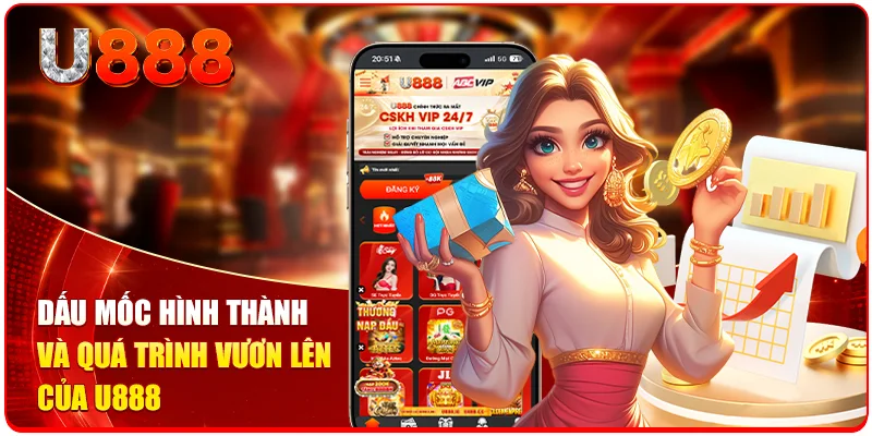 Dấu mốc hình thành và quá trình vươn lên của U888 